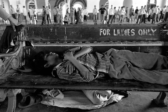 Street kid in Bandra Station